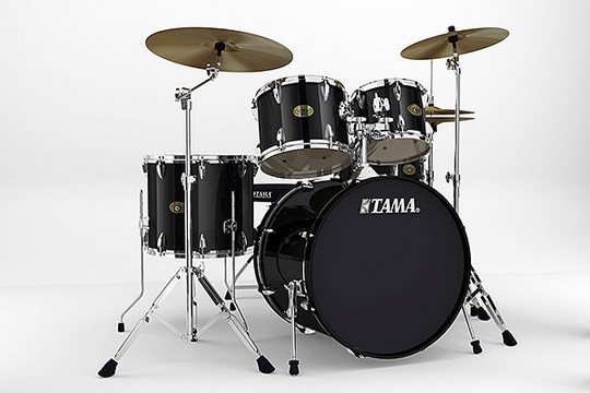 Tama IS52KC Imperial Star 5-Piece Kit w/Hardware Black